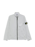 Stone Island logo-patch overshirt