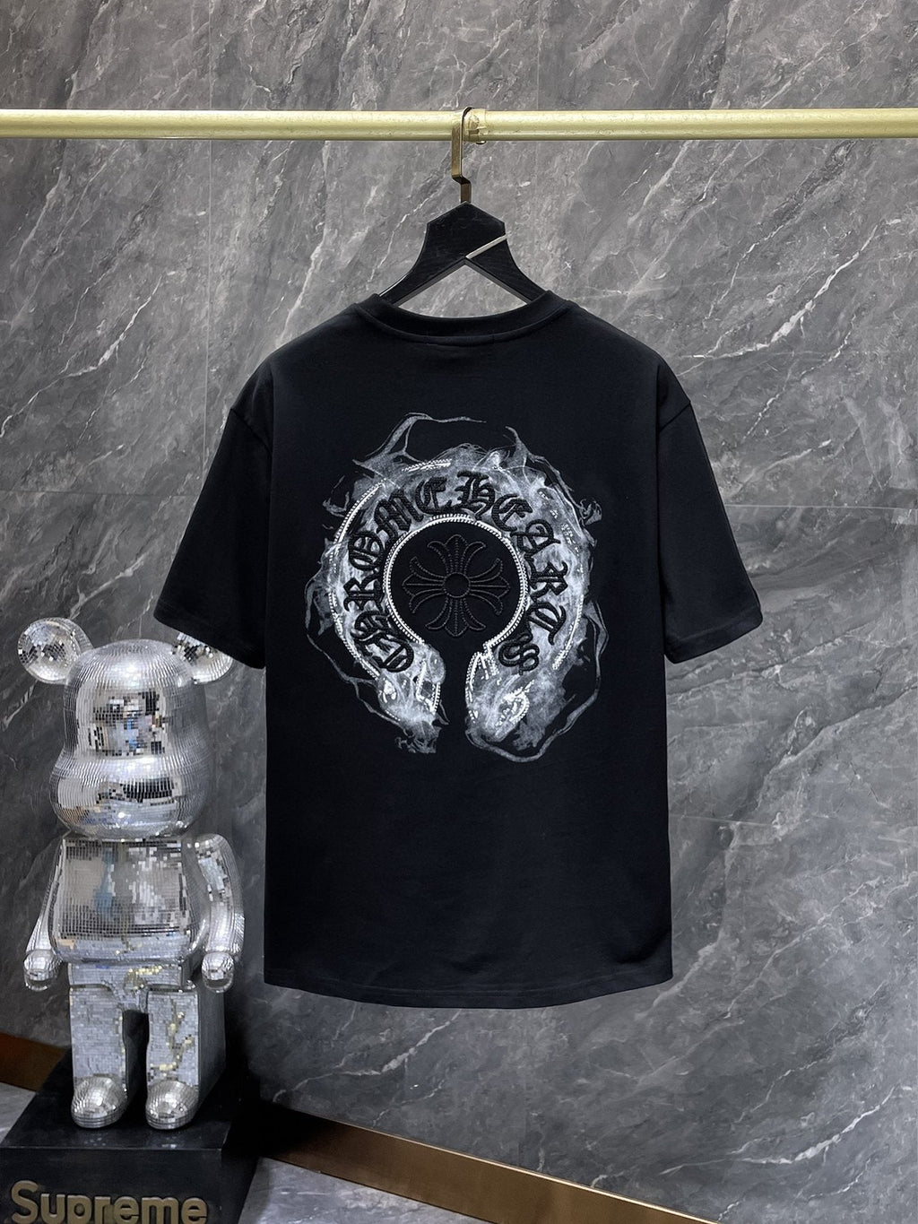 Chrome Hearts Horseshoe Graphic Short-Sleeve T-Shirt