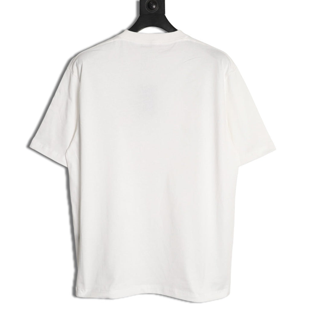 Louis Vuitton Graffiti-Style Chest-Lettering Short-Sleeve T-Shirt - Cream